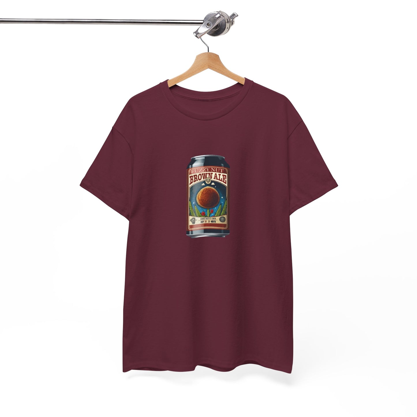 T-shirt: Fuzzy Nut Brown Ale Can