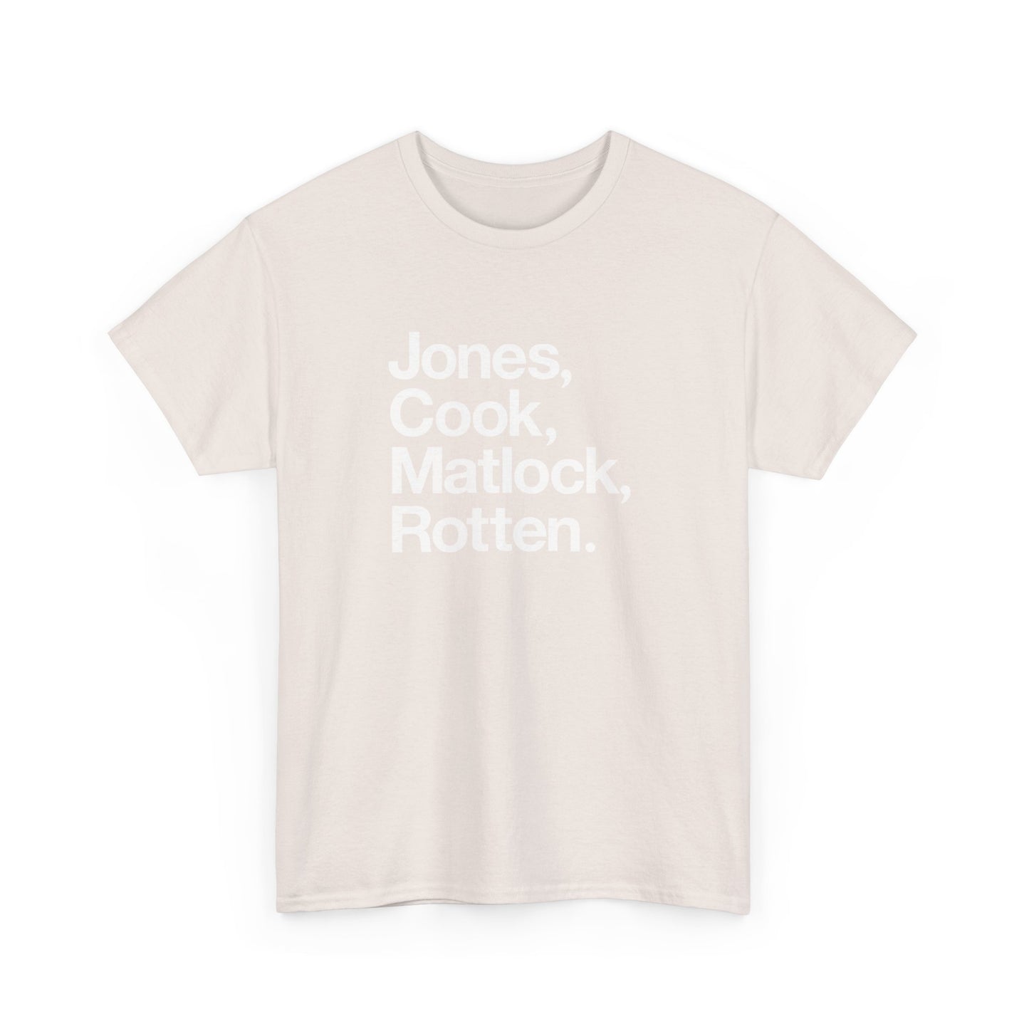 T-shirt: Roster - Sex Pistols