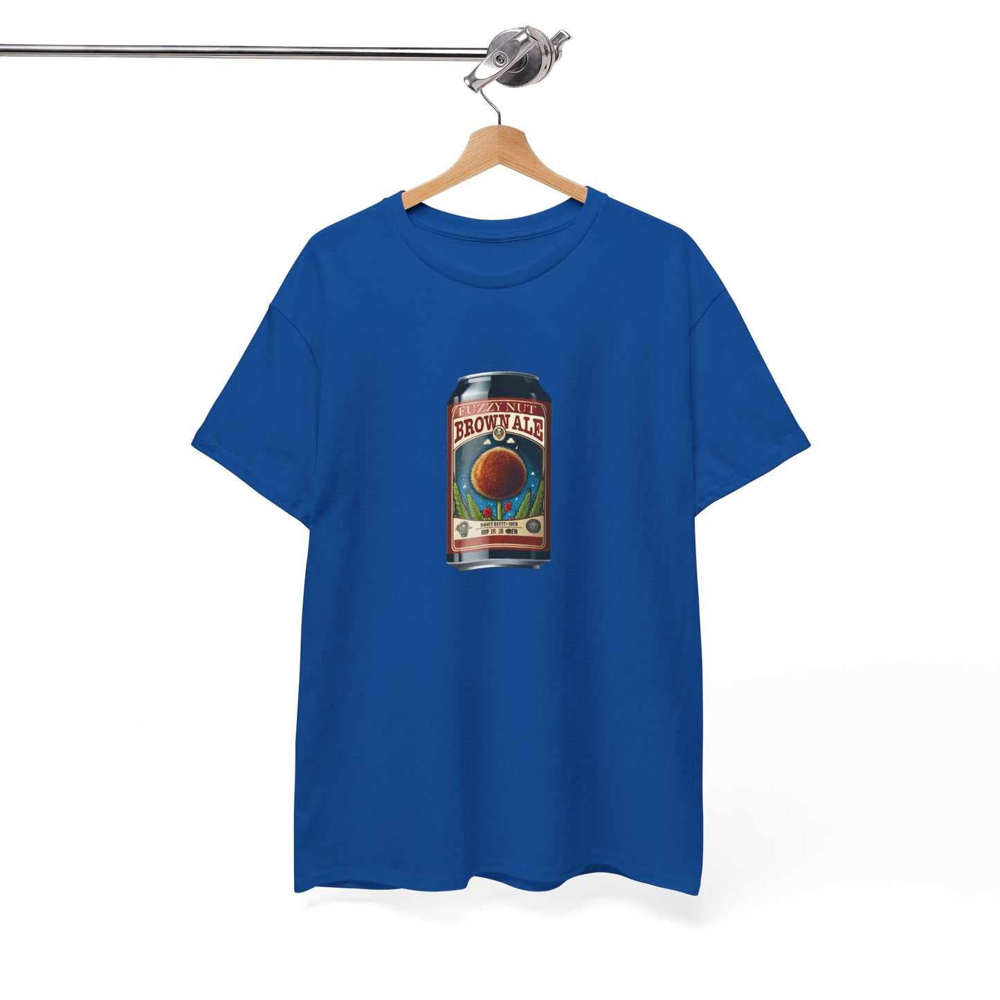 T-shirt: Fuzzy Nut Brown Ale Can