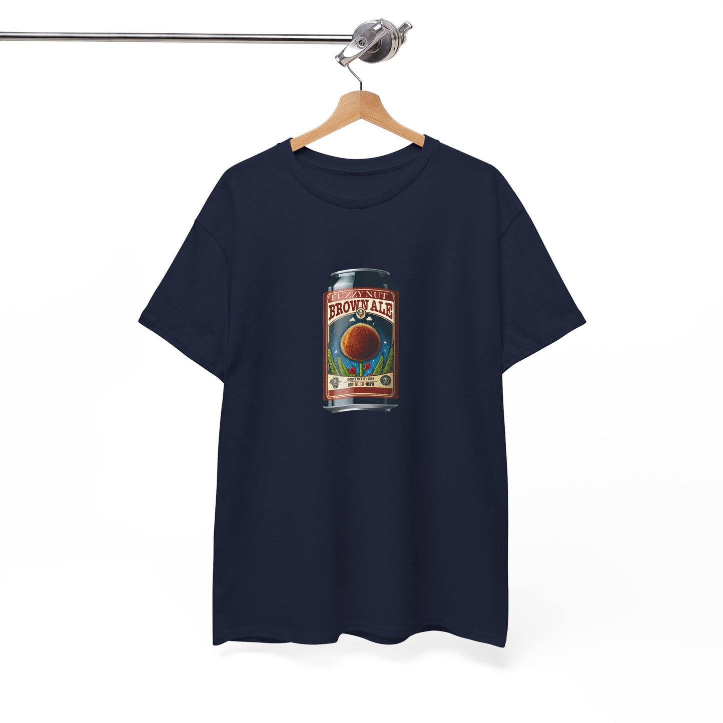 T-shirt: Fuzzy Nut Brown Ale Can