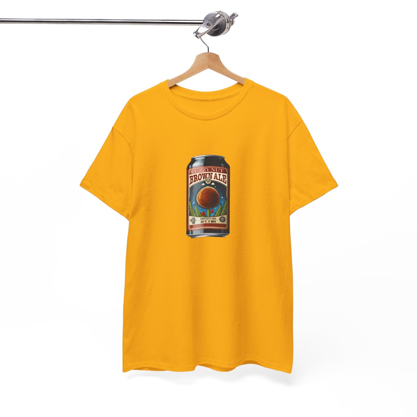 T-shirt: Fuzzy Nut Brown Ale Can