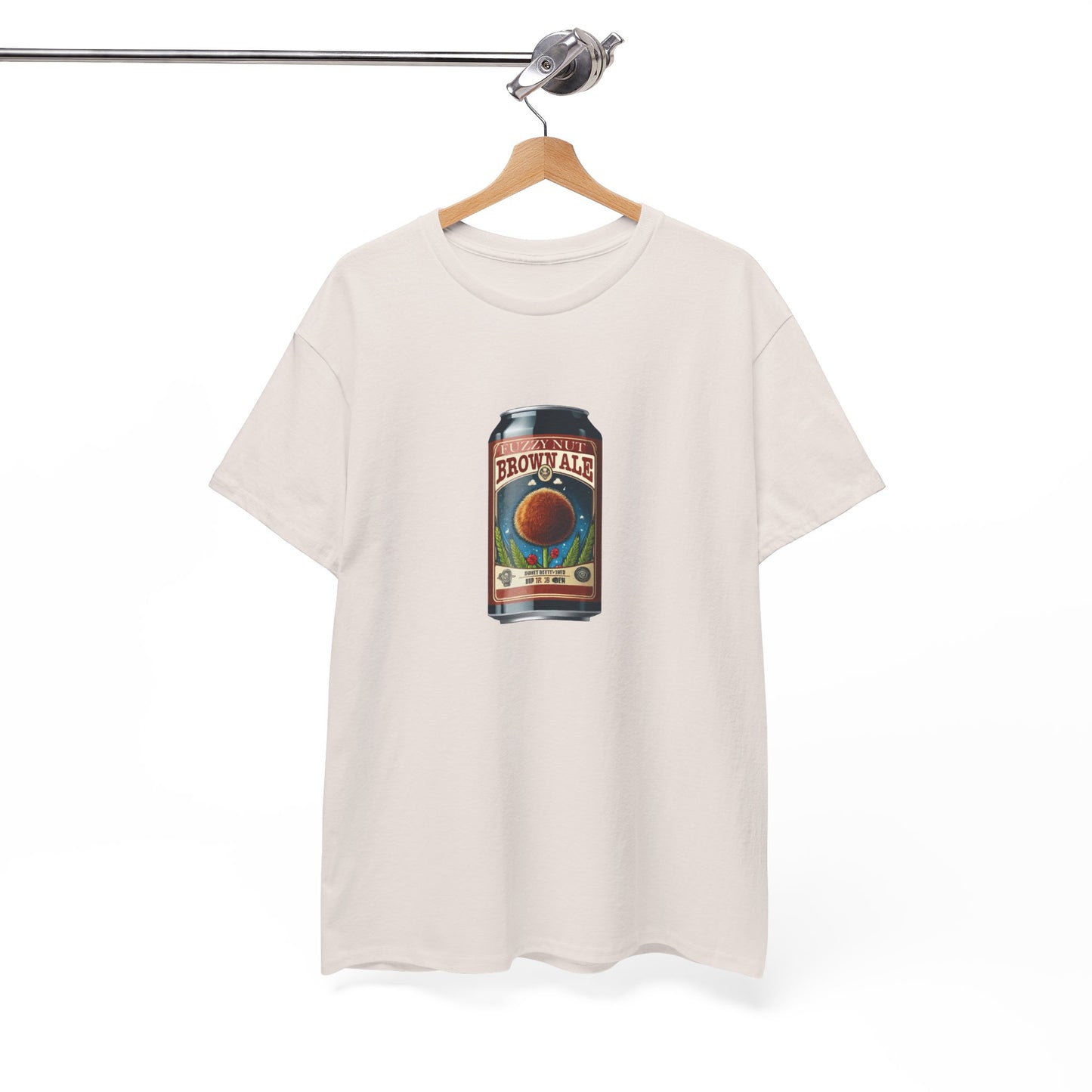 T-shirt: Fuzzy Nut Brown Ale Can
