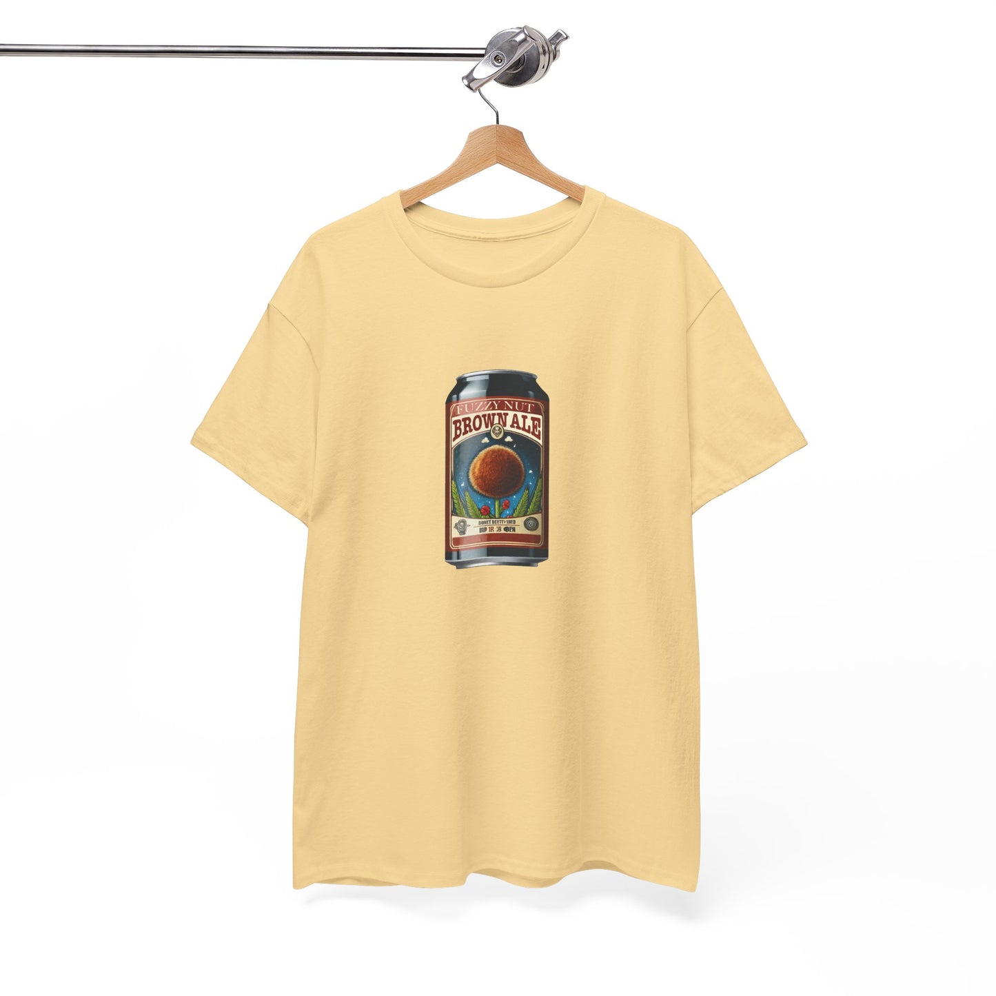T-shirt: Fuzzy Nut Brown Ale Can