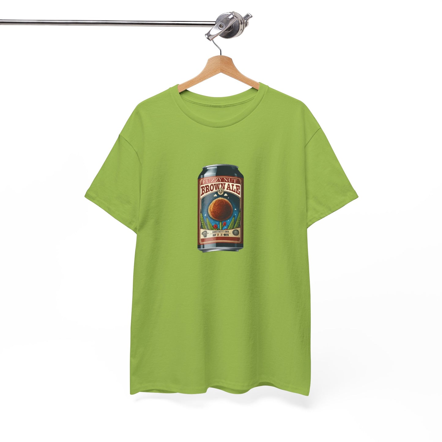 T-shirt: Fuzzy Nut Brown Ale Can