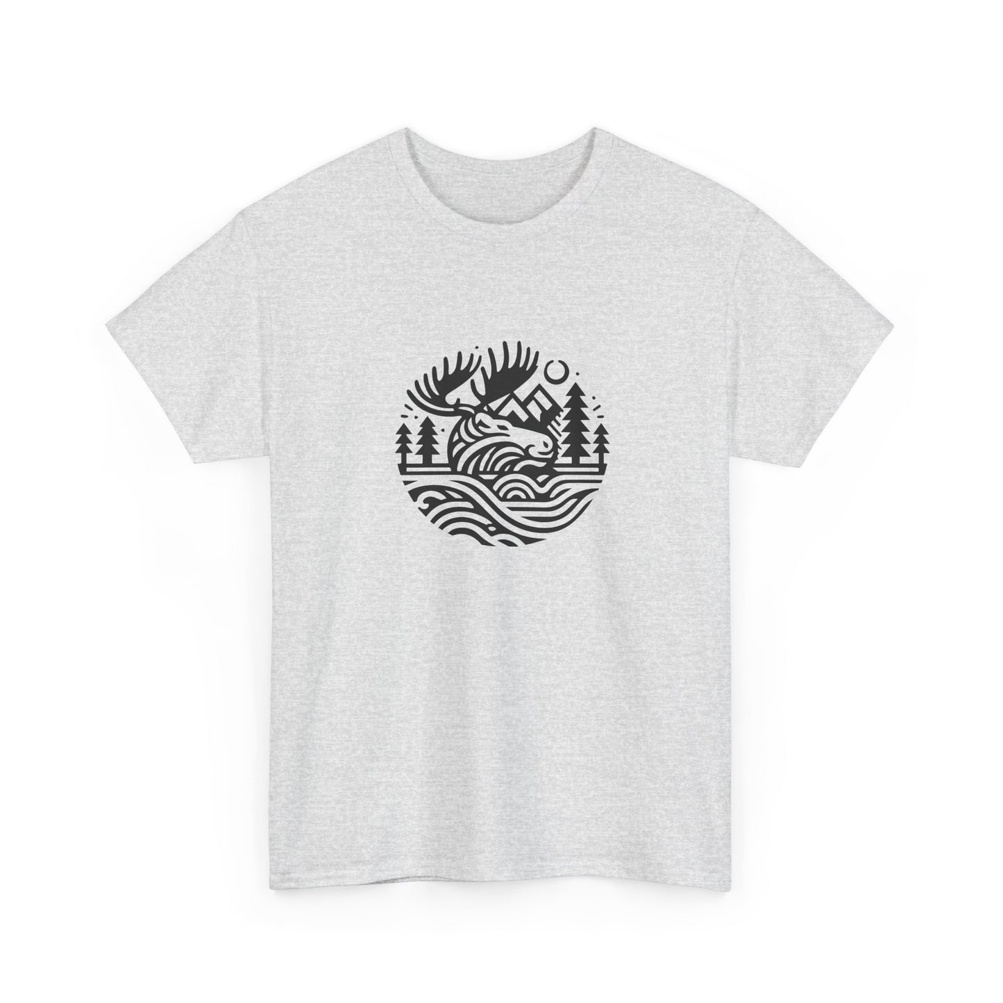 T-shirt: Moose in the hole