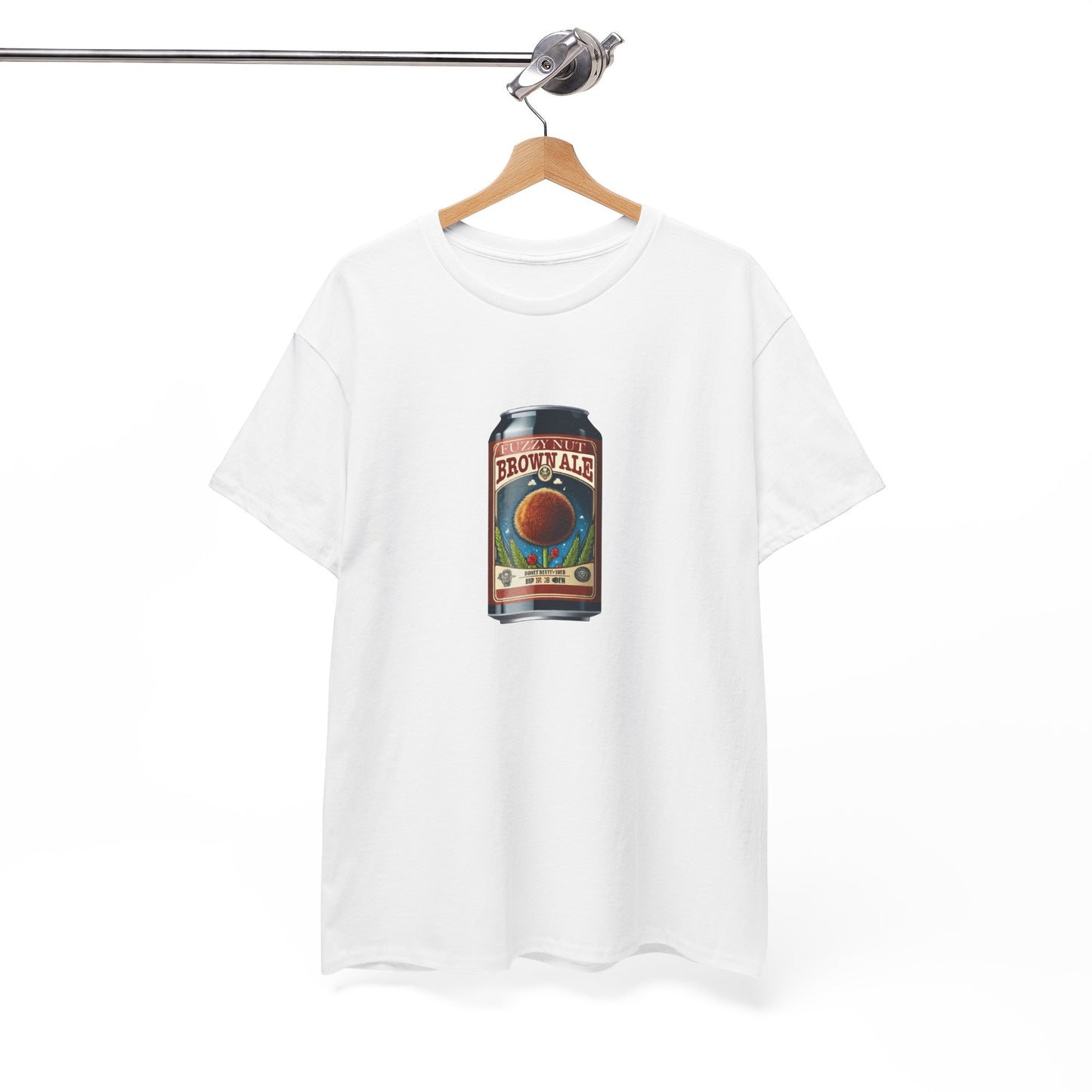 T-shirt: Fuzzy Nut Brown Ale Can