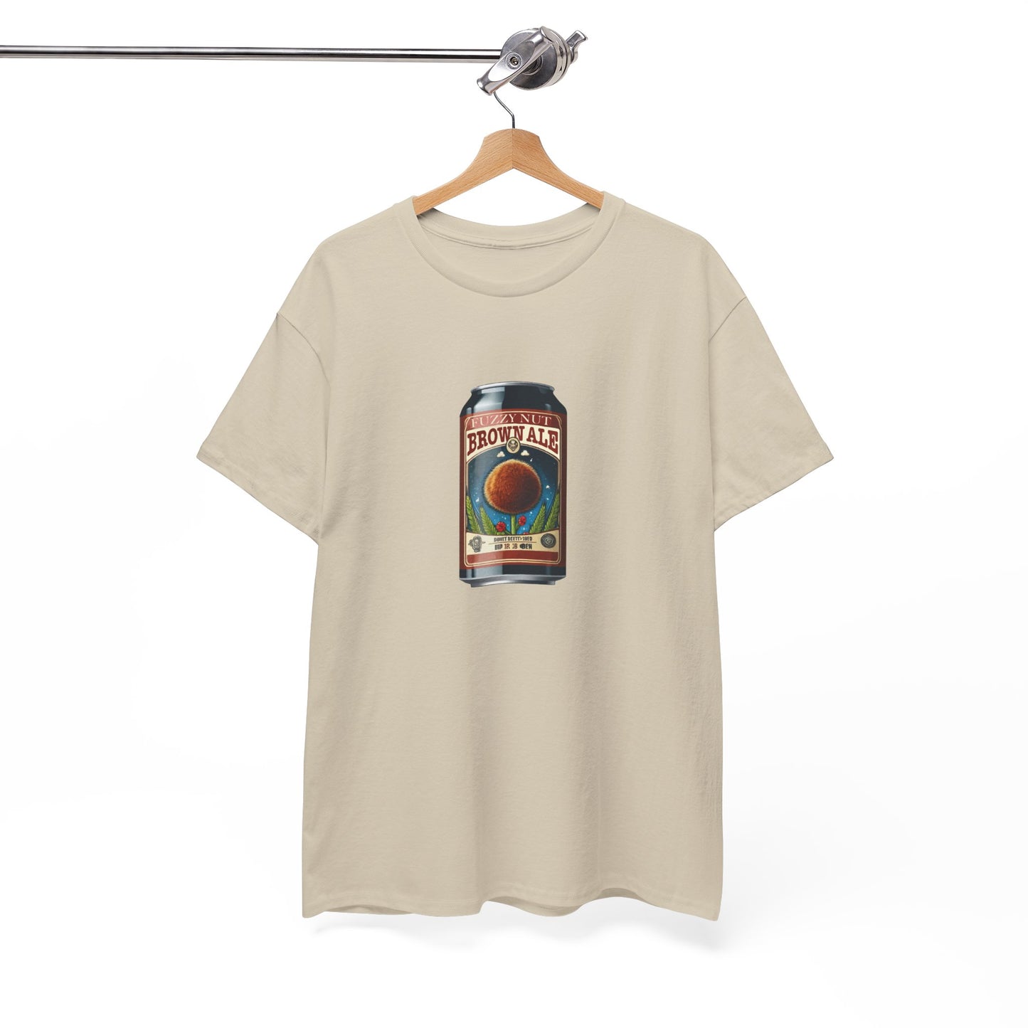 T-shirt: Fuzzy Nut Brown Ale Can