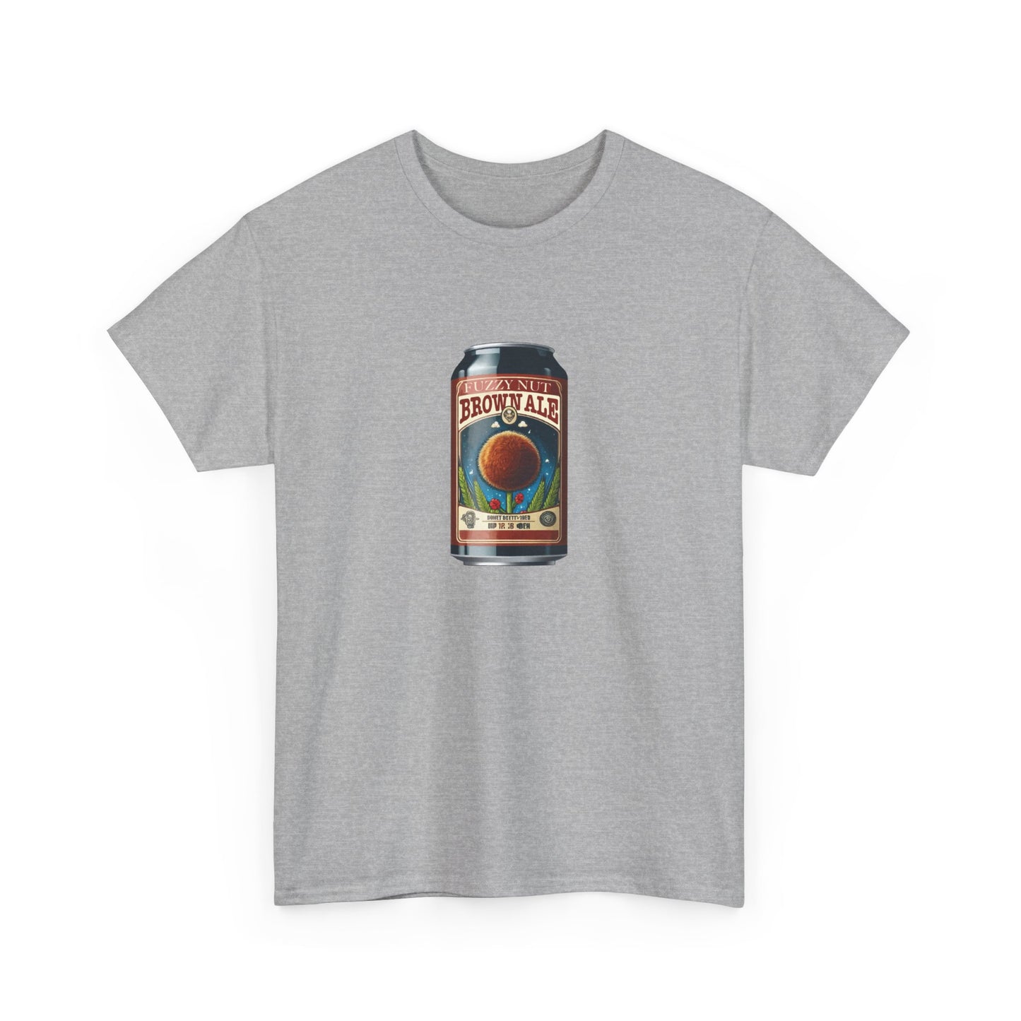 T-shirt: Fuzzy Nut Brown Ale Can