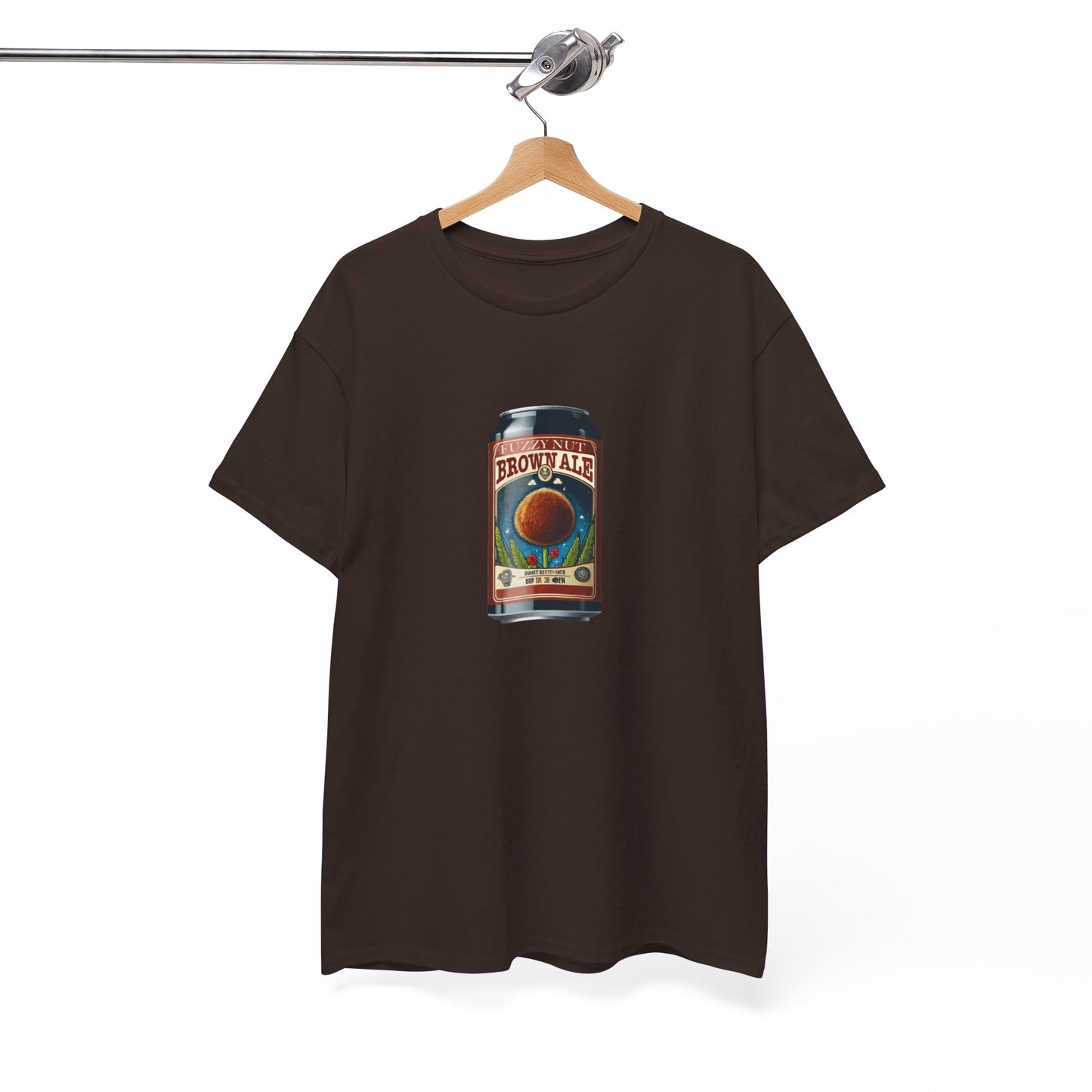 T-shirt: Fuzzy Nut Brown Ale Can