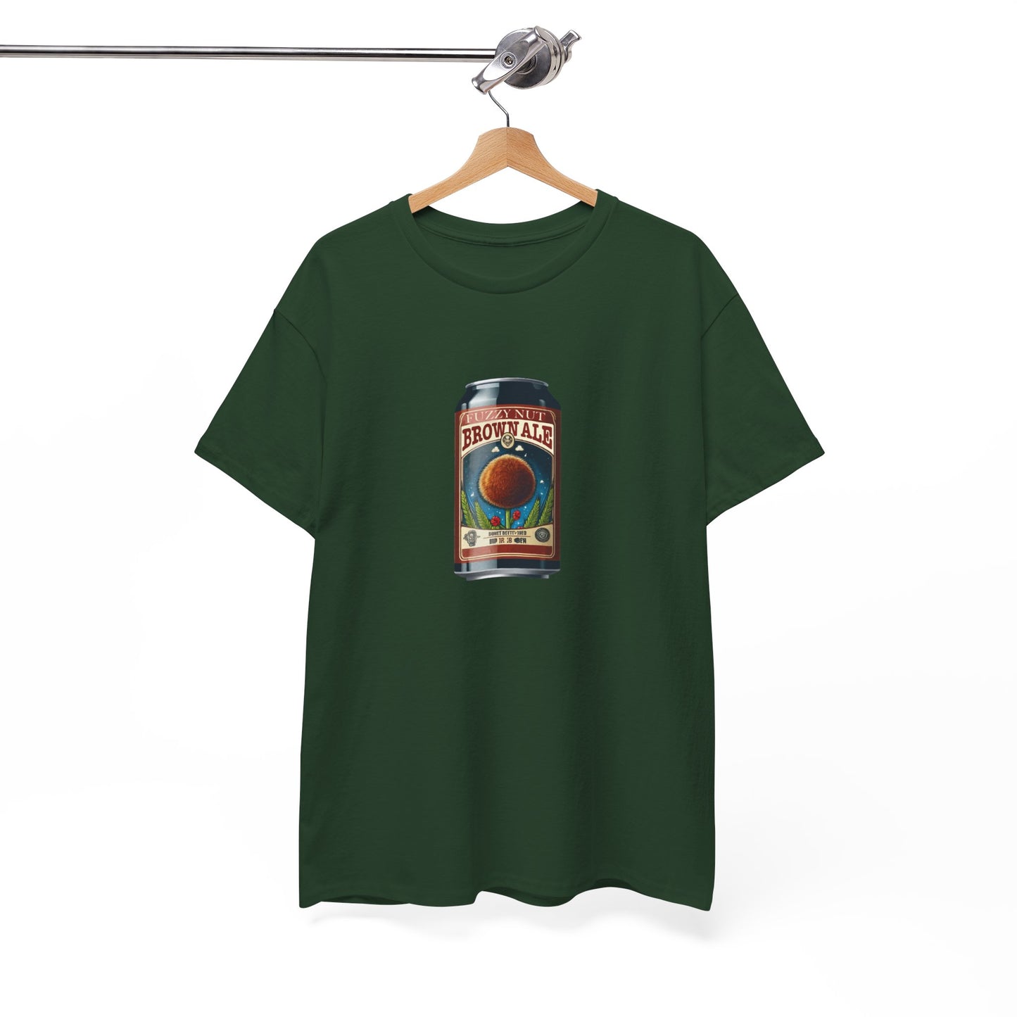 T-shirt: Fuzzy Nut Brown Ale Can