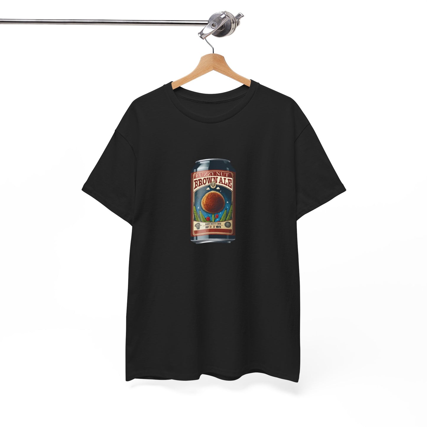 T-shirt: Fuzzy Nut Brown Ale Can