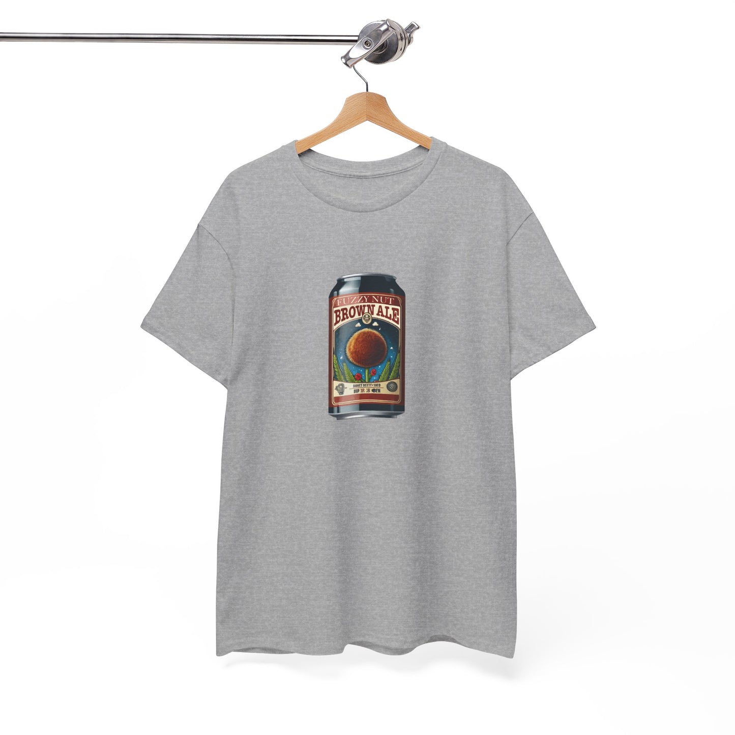 T-shirt: Fuzzy Nut Brown Ale Can