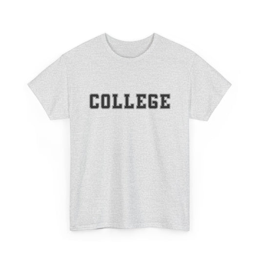 T-shirt: College