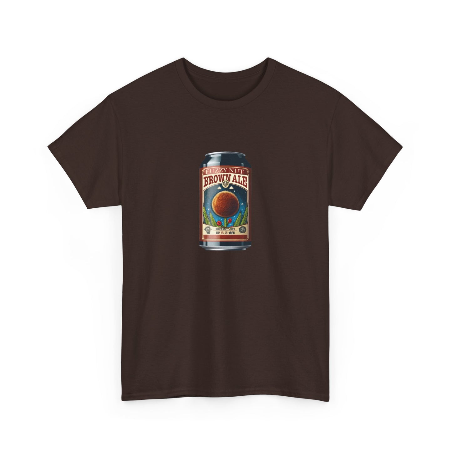T-shirt: Fuzzy Nut Brown Ale Can