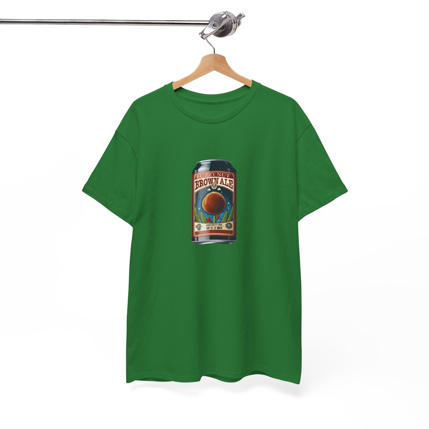 T-shirt: Fuzzy Nut Brown Ale Can