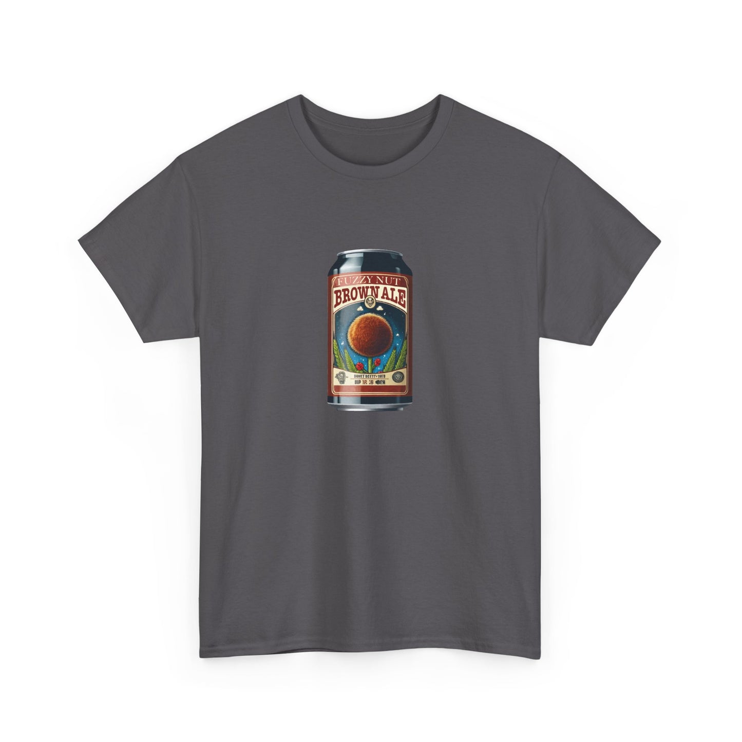 T-shirt: Fuzzy Nut Brown Ale Can