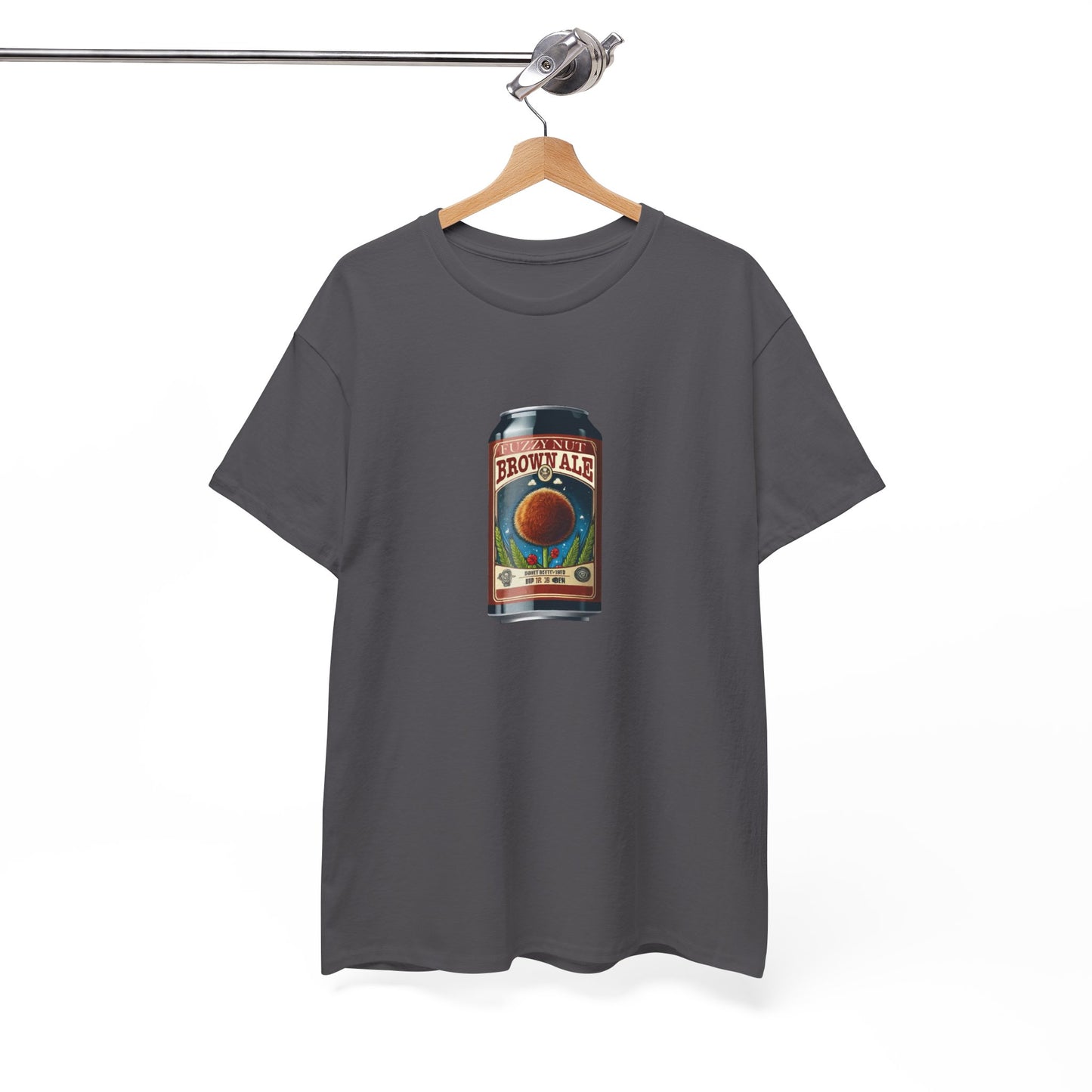 T-shirt: Fuzzy Nut Brown Ale Can