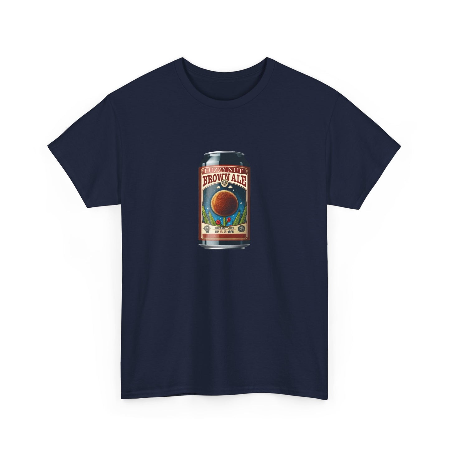 T-shirt: Fuzzy Nut Brown Ale Can