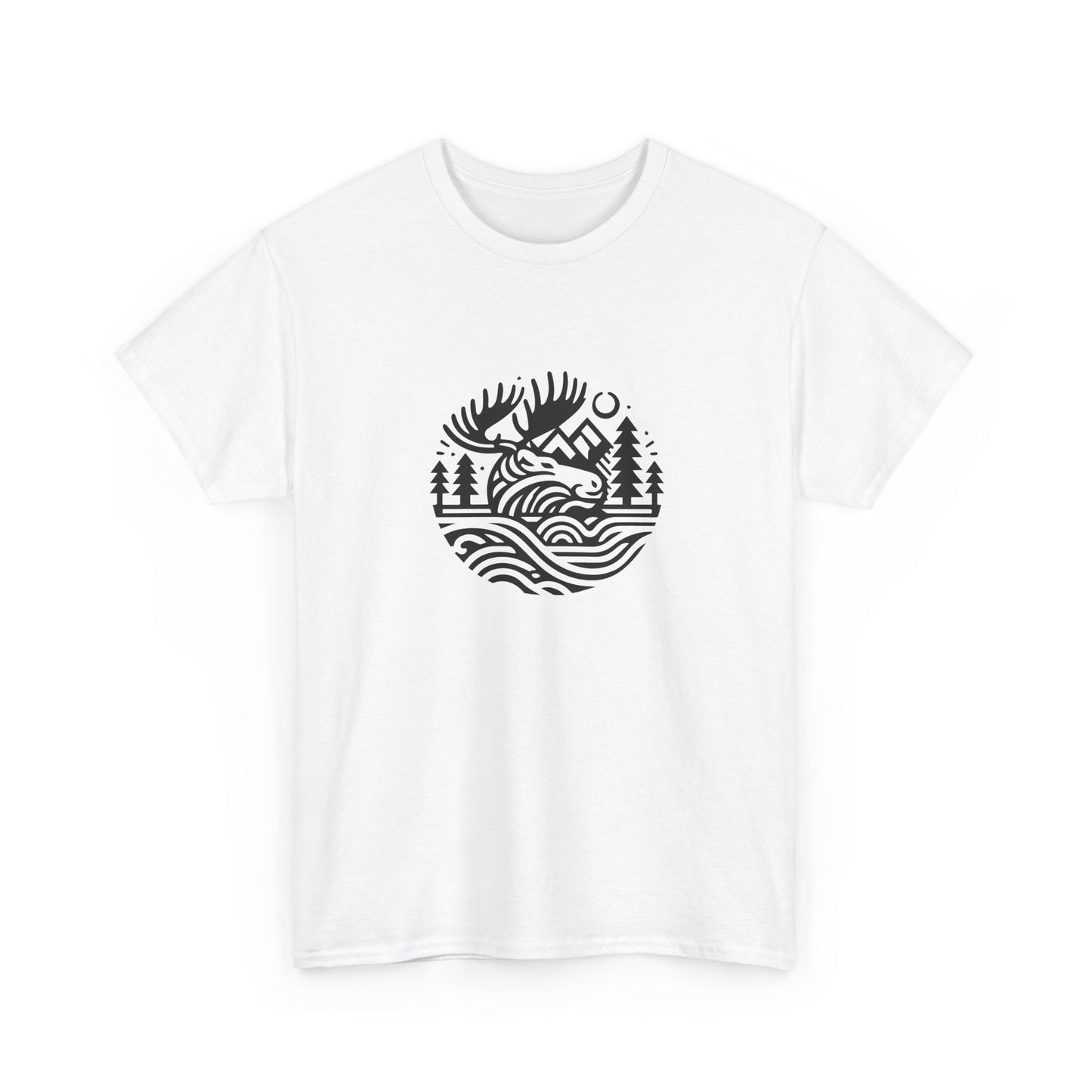 T-shirt: Moose in the hole