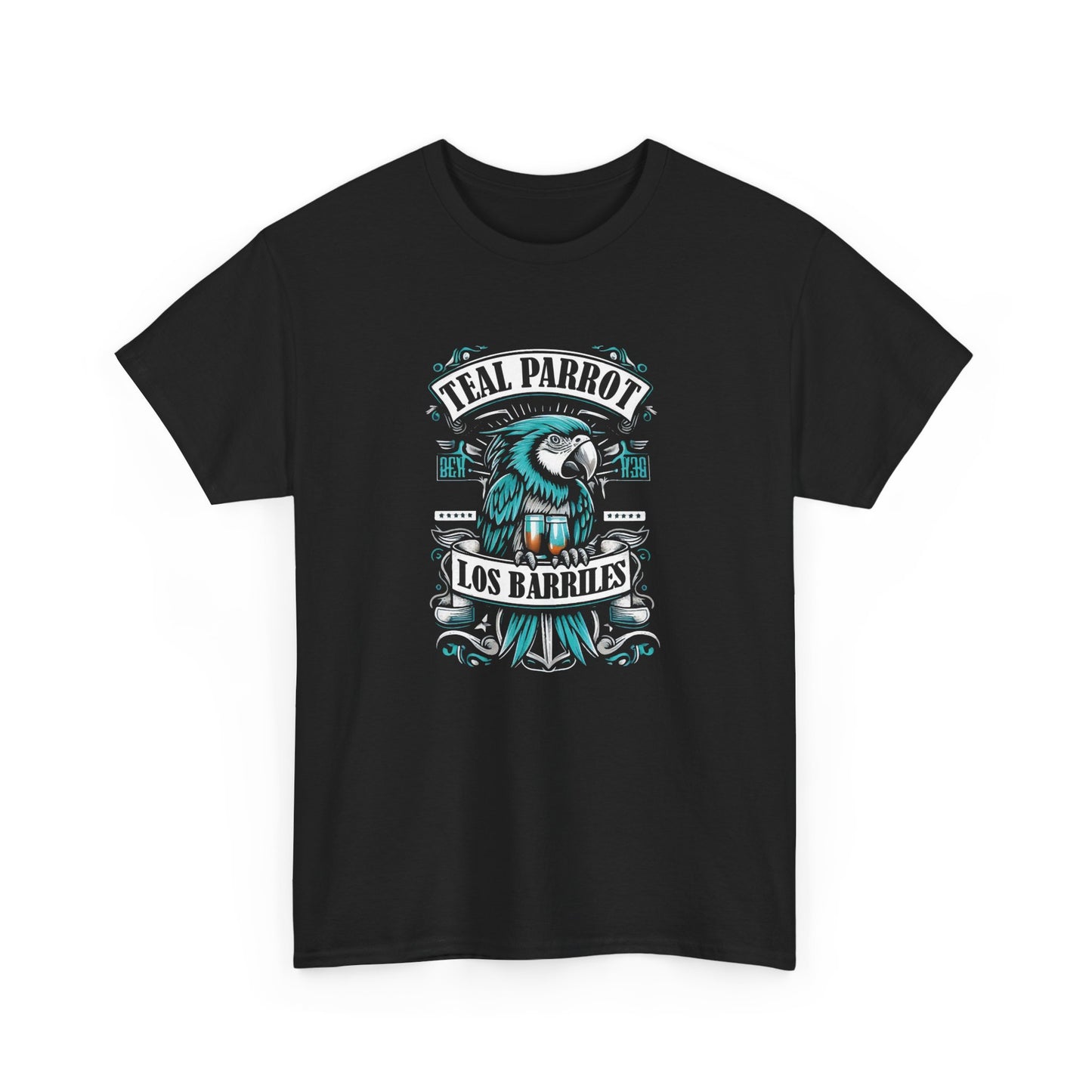 T-shirt: Teal Parrot