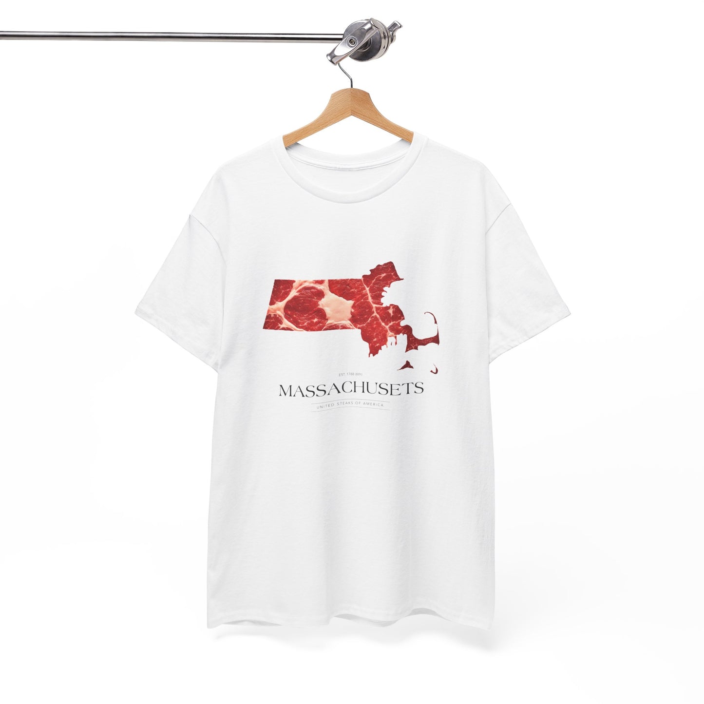 T-shirt: United Steaks - Massachusetts