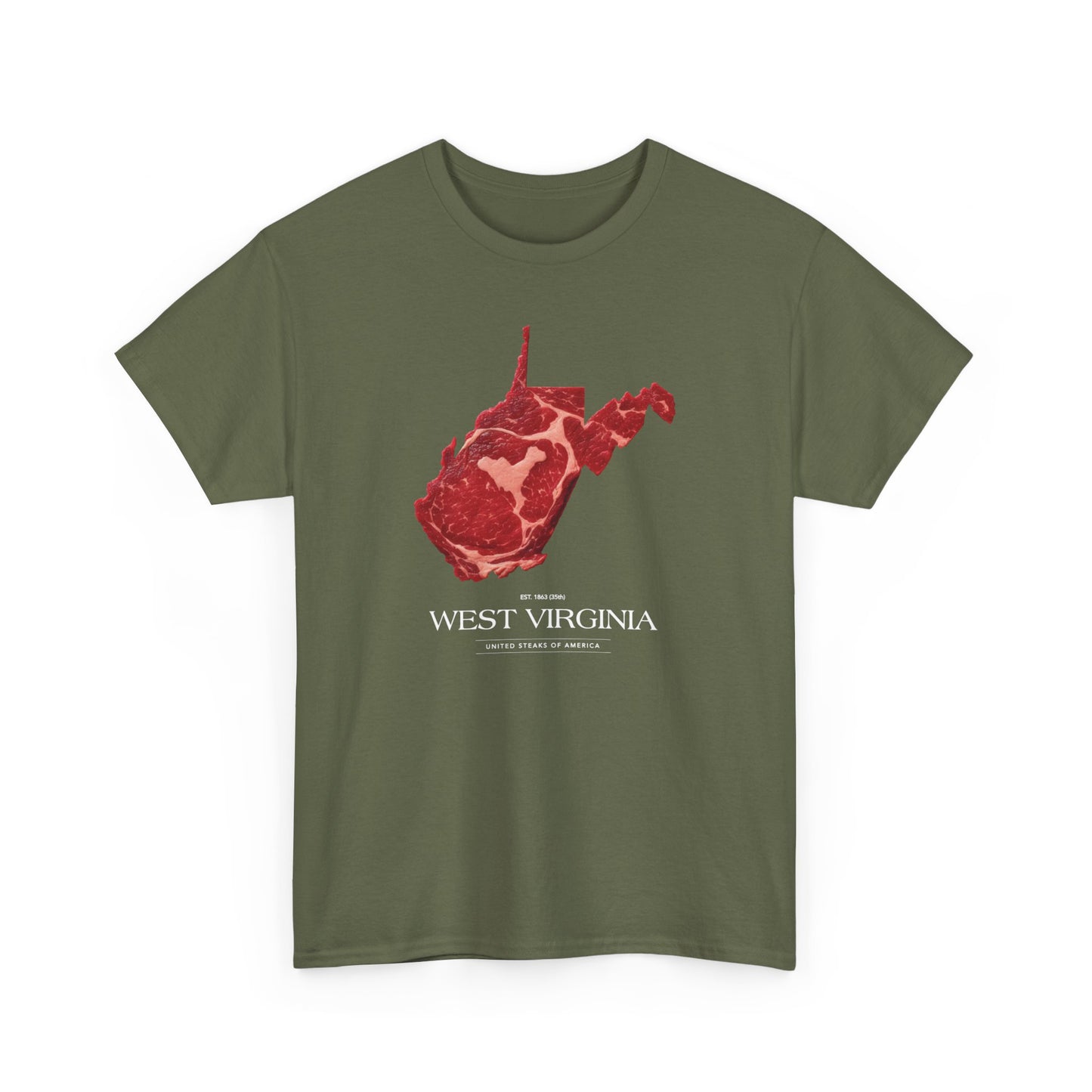 T-shirt: United Steaks - West Virginia