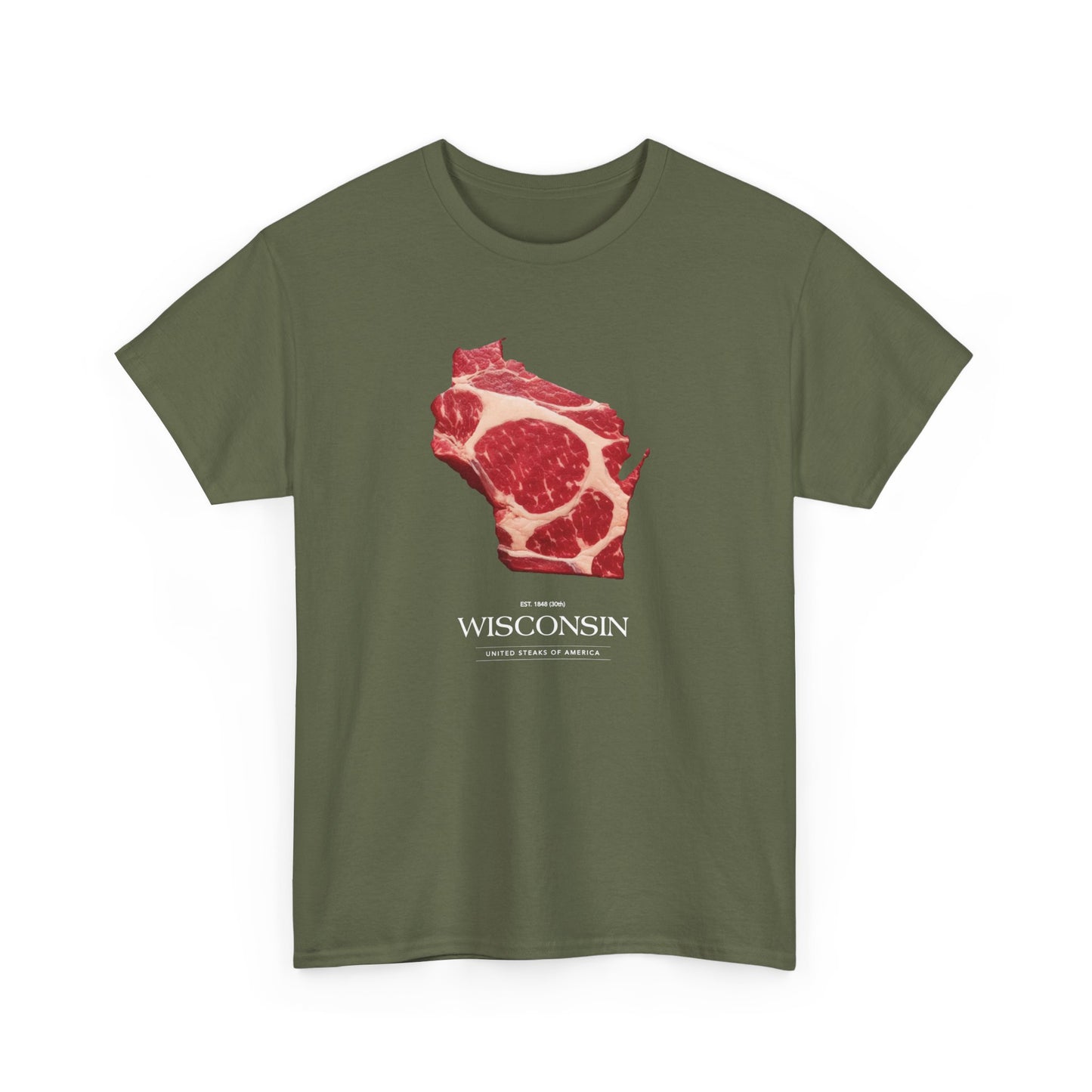 T-shirt: United Steaks - Wisconsin