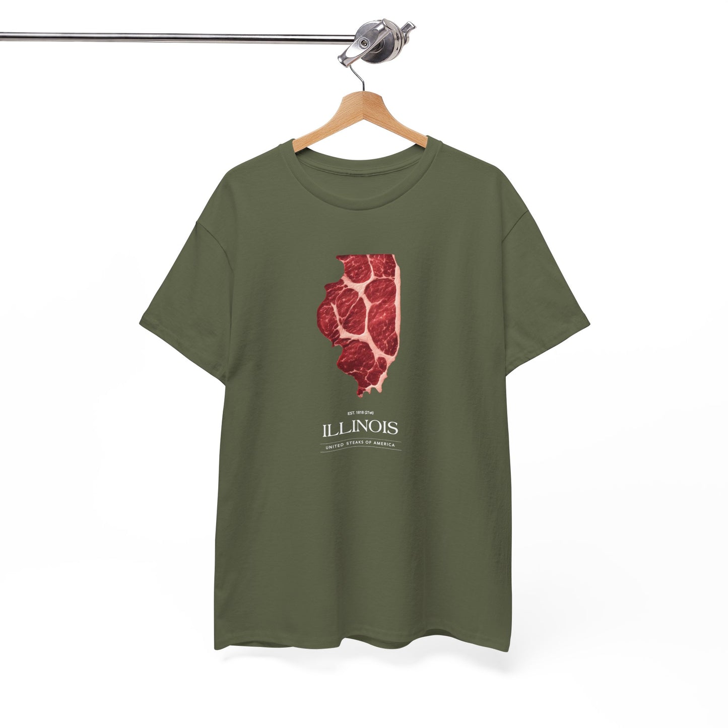 T-shirt: United Steaks - Illinois