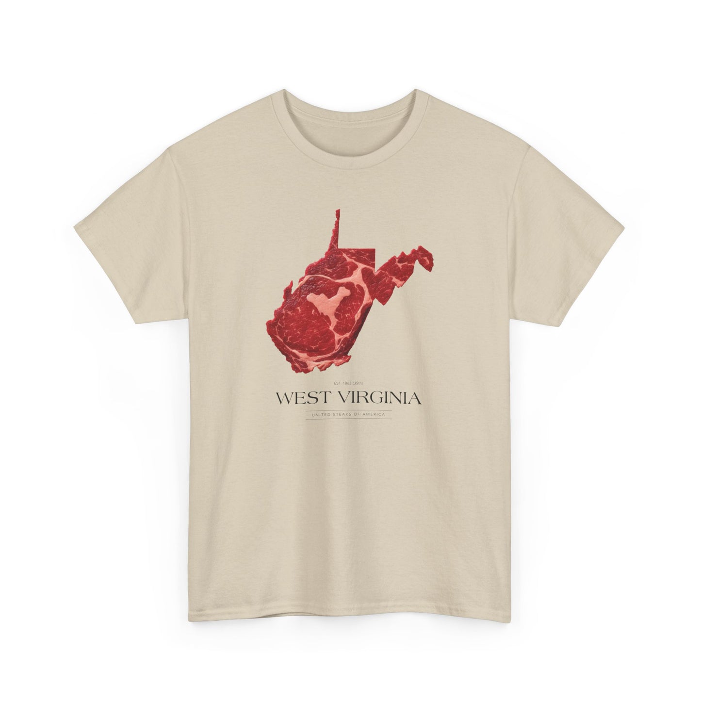 T-shirt: United Steaks - West Virginia