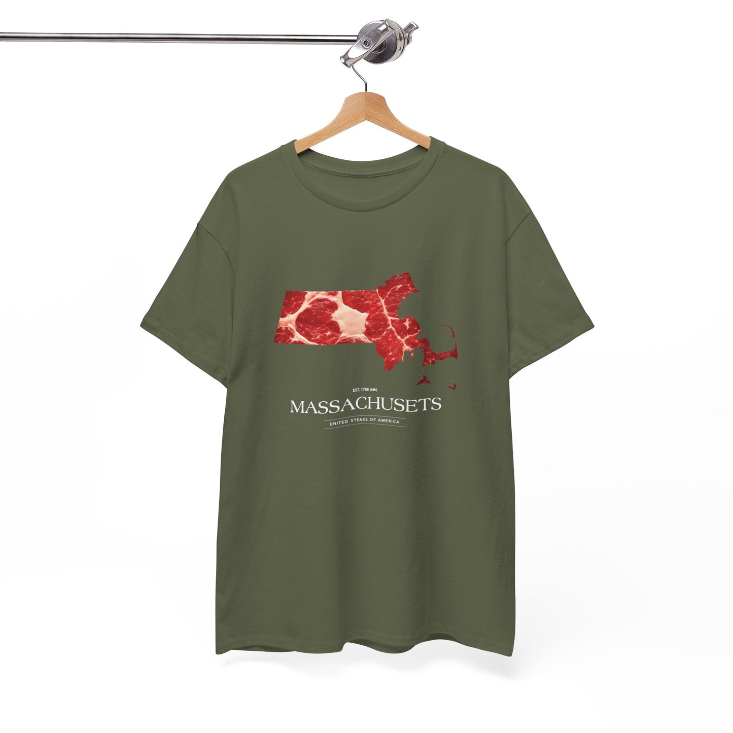 T-shirt: United Steaks - Massachusetts