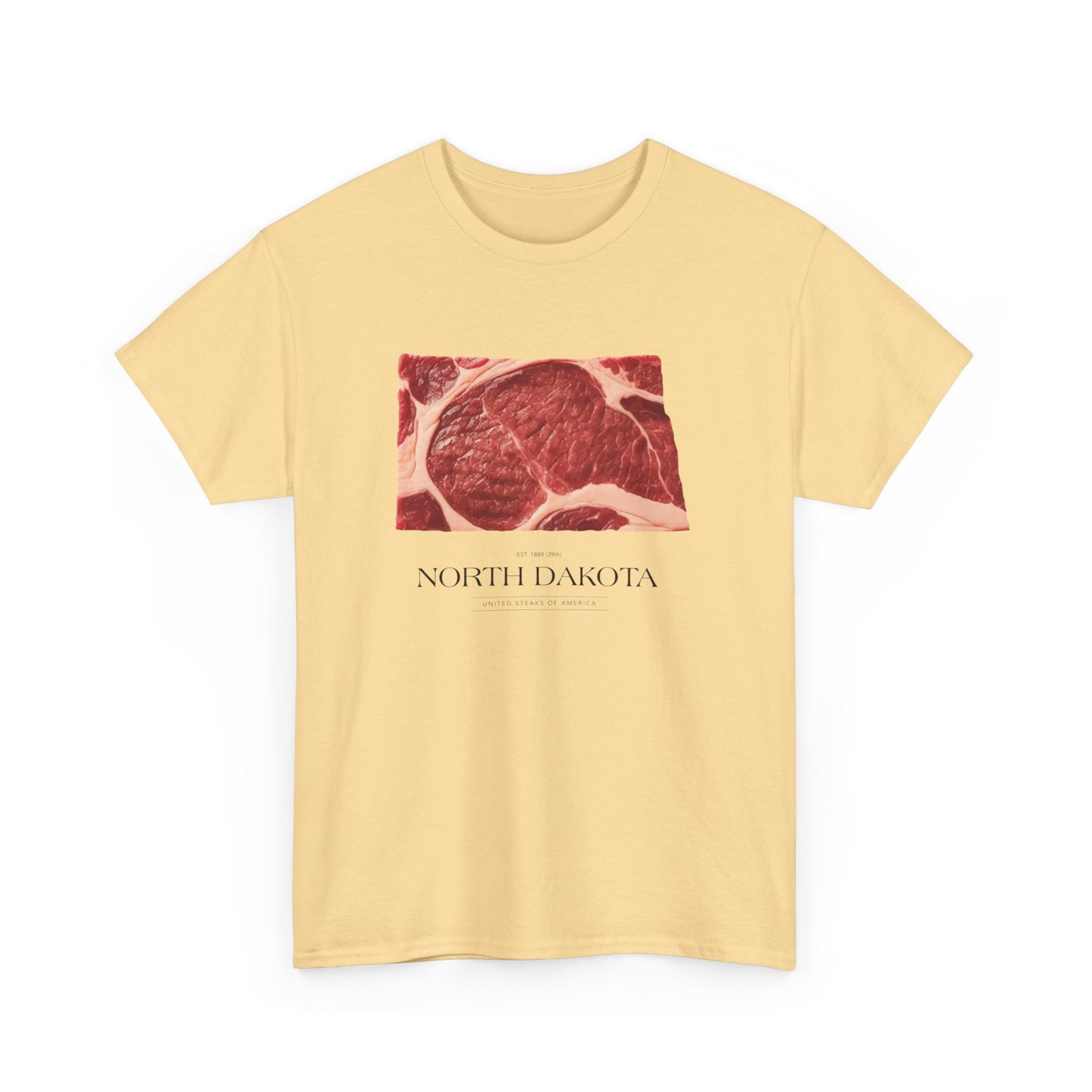 T-shirt: United Steaks - North Dakota