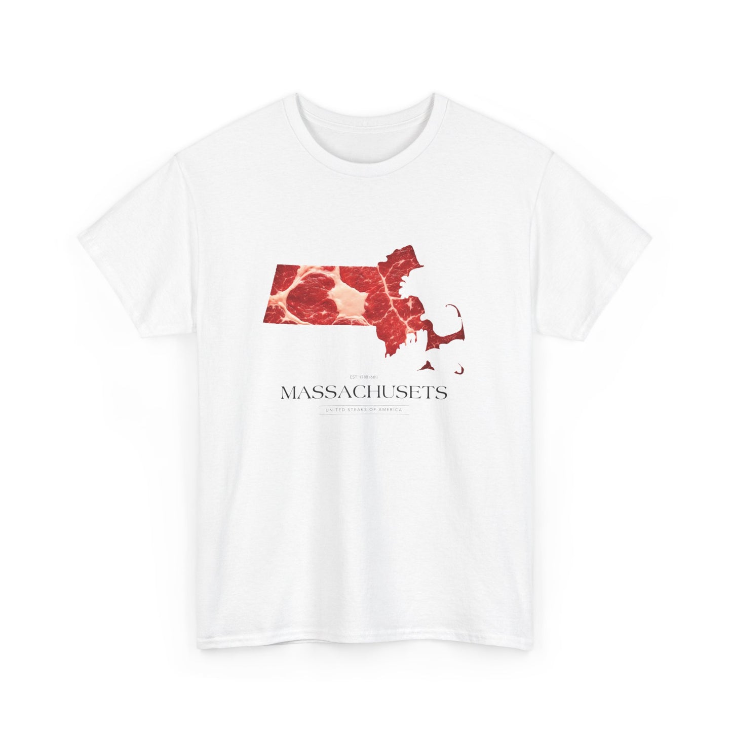 T-shirt: United Steaks - Massachusetts