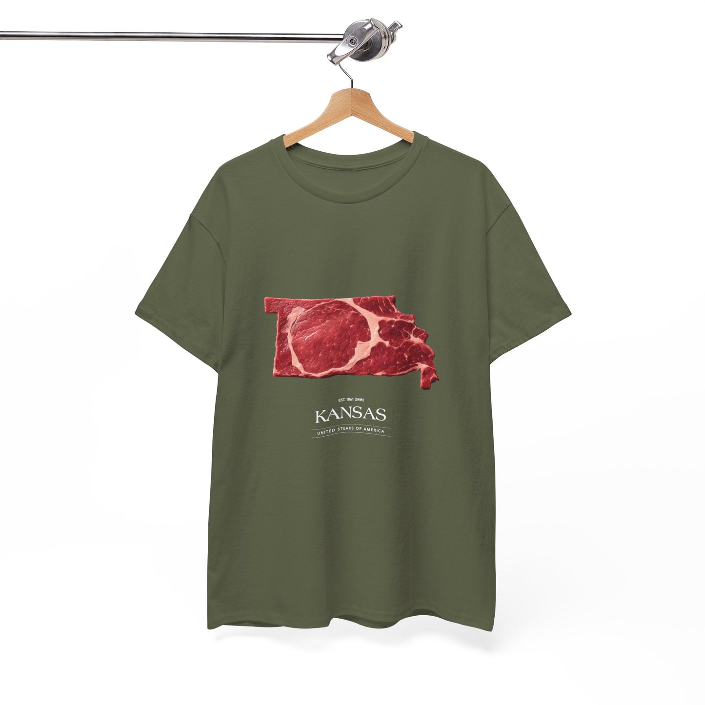 T-shirt: United Steaks - Kansas