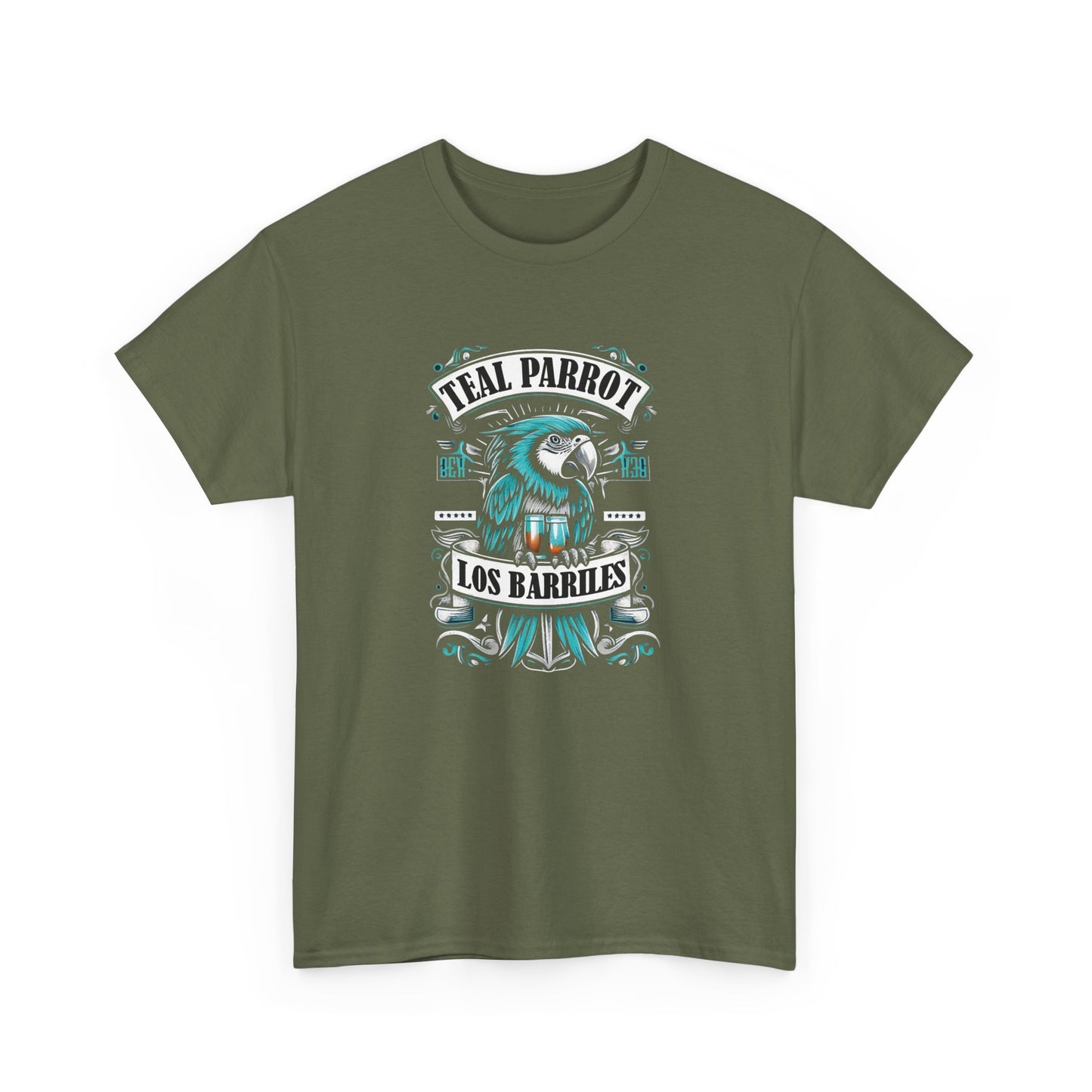 T-shirt: Teal Parrot