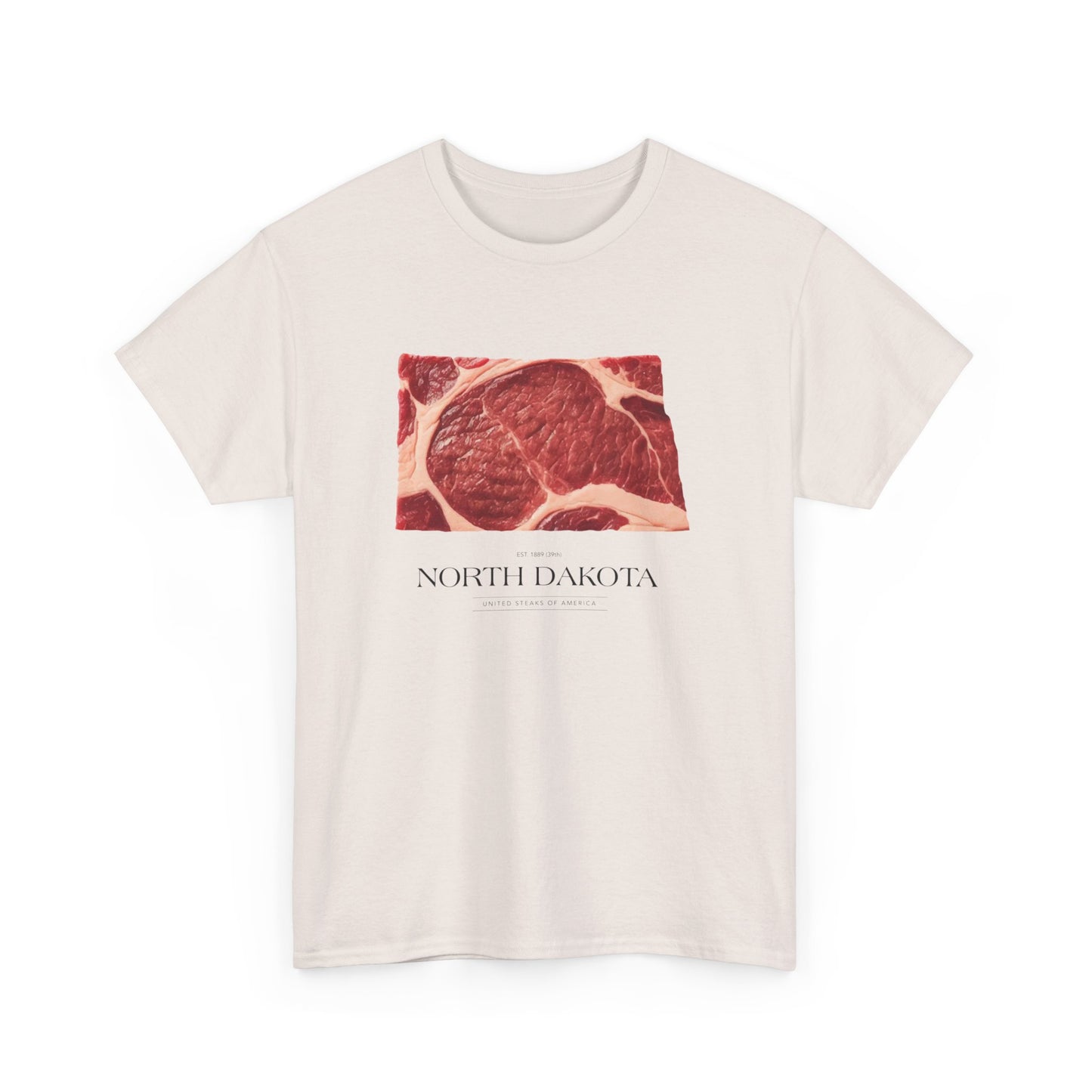 T-shirt: United Steaks - North Dakota