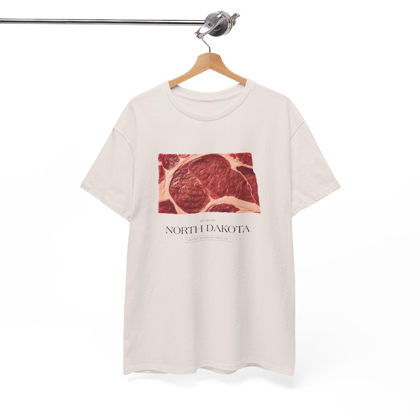 T-shirt: United Steaks - North Dakota