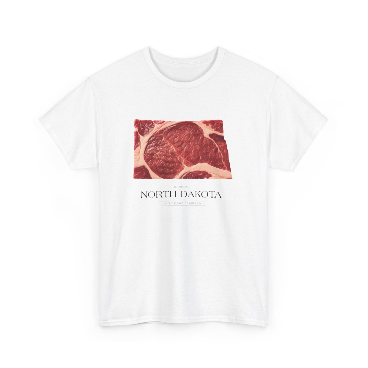 T-shirt: United Steaks - North Dakota