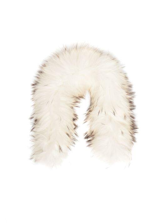 Nurea Fur Trim - White