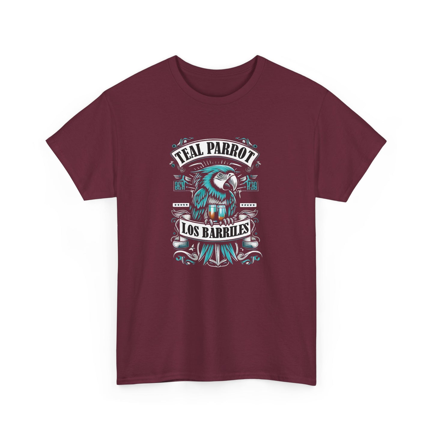 T-shirt: Teal Parrot