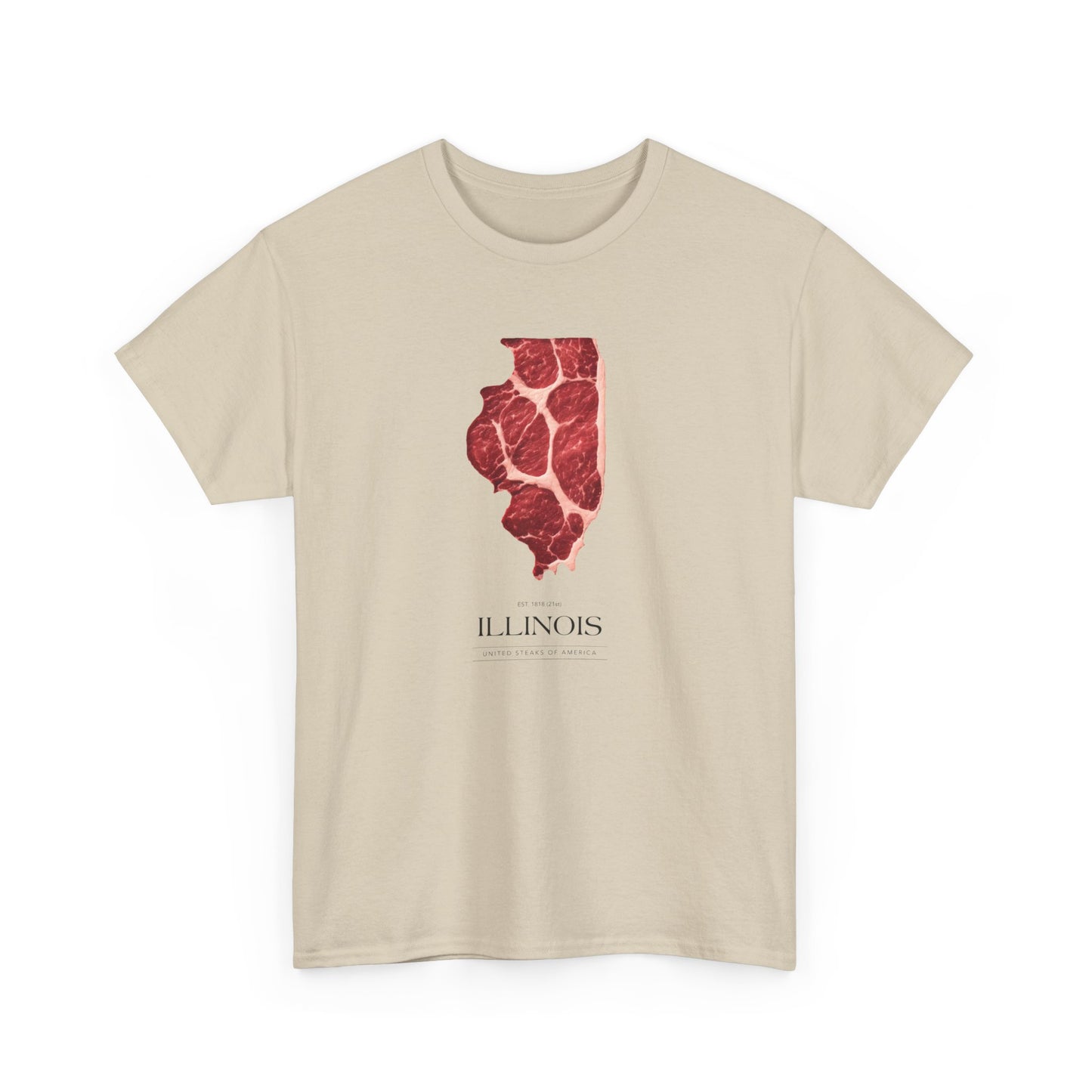 T-shirt: United Steaks - Illinois