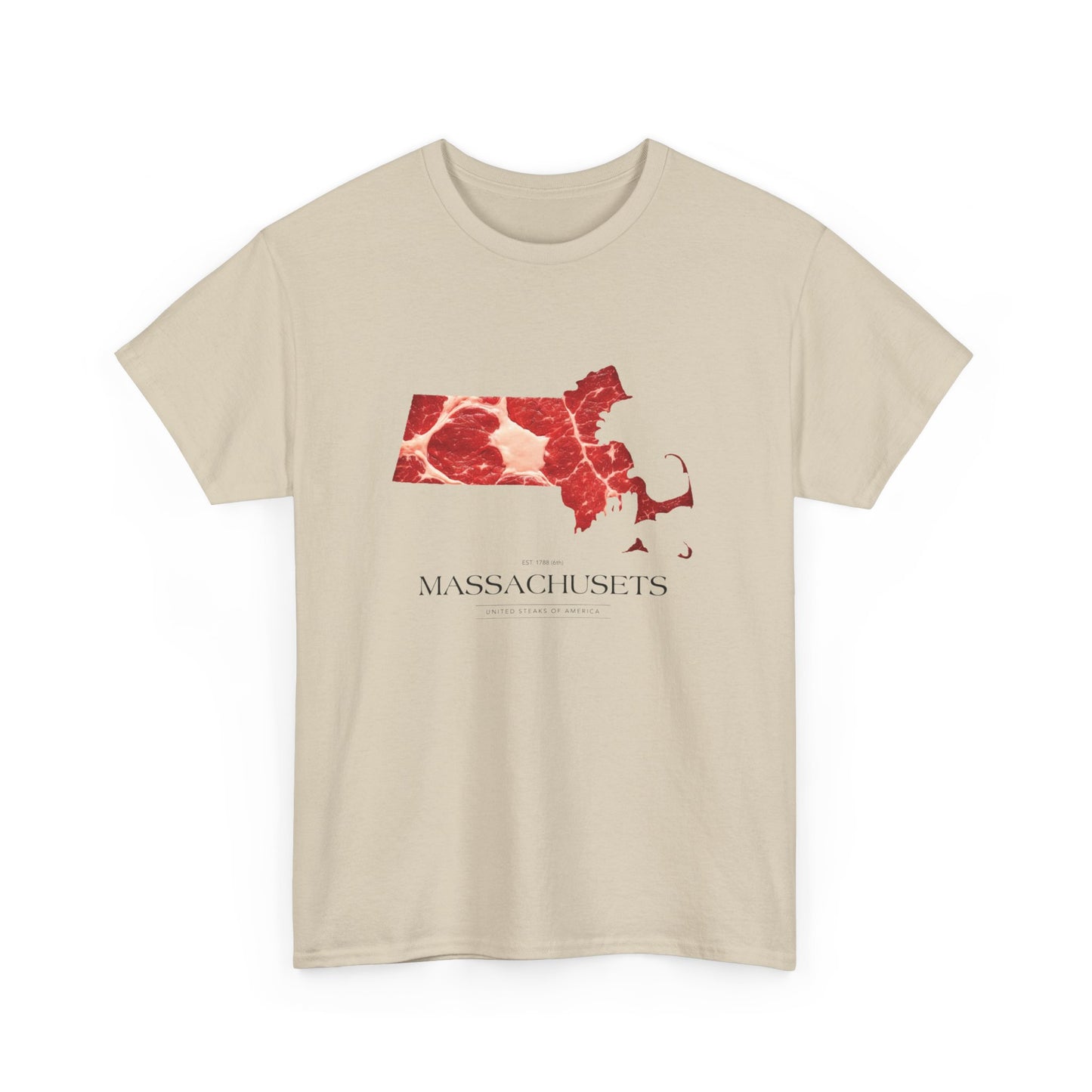 T-shirt: United Steaks - Massachusetts